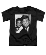John F Kennedy And Jackie - Toddler T-Shirt Toddler T-Shirt Pixels Black Small 