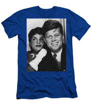 John F Kennedy And Jackie - Men's T-Shirt (Athletic Fit) Men's T-Shirt (Athletic Fit) Pixels Royal Small 