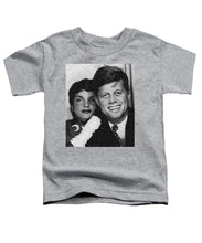 John F Kennedy And Jackie - Toddler T-Shirt Toddler T-Shirt Pixels Heather Small 