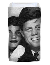 John F Kennedy And Jackie - Duvet Cover Duvet Cover Pixels Twin  