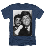 John F Kennedy And Jackie - Heathers T-Shirt Heathers T-Shirt Pixels Navy Small 