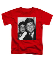 John F Kennedy And Jackie - Toddler T-Shirt Toddler T-Shirt Pixels Red Small 