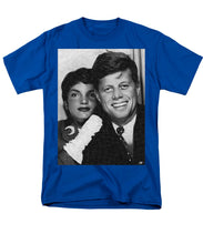 John F Kennedy And Jackie - Men's T-Shirt  (Regular Fit) Men's T-Shirt (Regular Fit) Pixels Royal Small 