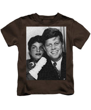 John F Kennedy And Jackie - Kids T-Shirt Kids T-Shirt Pixels Coffee Small 