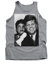 John F Kennedy And Jackie - Tank Top Tank Top Pixels Heather Small 