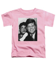 John F Kennedy And Jackie - Toddler T-Shirt Toddler T-Shirt Pixels Pink Small 