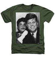 John F Kennedy And Jackie - Heathers T-Shirt Heathers T-Shirt Pixels Military Green Small 
