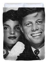 John F Kennedy And Jackie - Duvet Cover Duvet Cover Pixels Full  