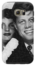 John F Kennedy And Jackie - Phone Case Phone Case Pixels Galaxy S6 Tough Case  