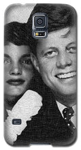 John F Kennedy And Jackie - Phone Case Phone Case Pixels Galaxy S5 Case  