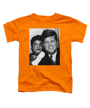 John F Kennedy And Jackie - Toddler T-Shirt Toddler T-Shirt Pixels Orange Small 