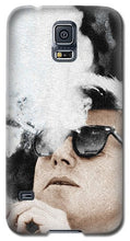 John F Kennedy Cigar And Sunglasses 2 Large - Phone Case Phone Case Pixels Galaxy S5 Case  