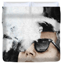 John F Kennedy Cigar And Sunglasses 2 Large - Duvet Cover Duvet Cover Pixels King  