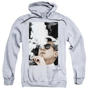 John F Kennedy Cigar And Sunglasses 2 Large - Sweatshirt Sweatshirt Pixels Heather Small 
