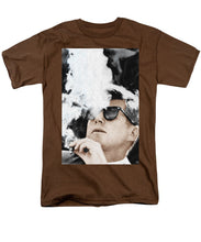 John F Kennedy Cigar And Sunglasses 2 Large - Men's T-Shirt  (Regular Fit) Men's T-Shirt (Regular Fit) Pixels Coffee Small 