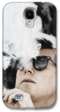 John F Kennedy Cigar And Sunglasses 2 Large - Phone Case Phone Case Pixels Galaxy S4 Case  