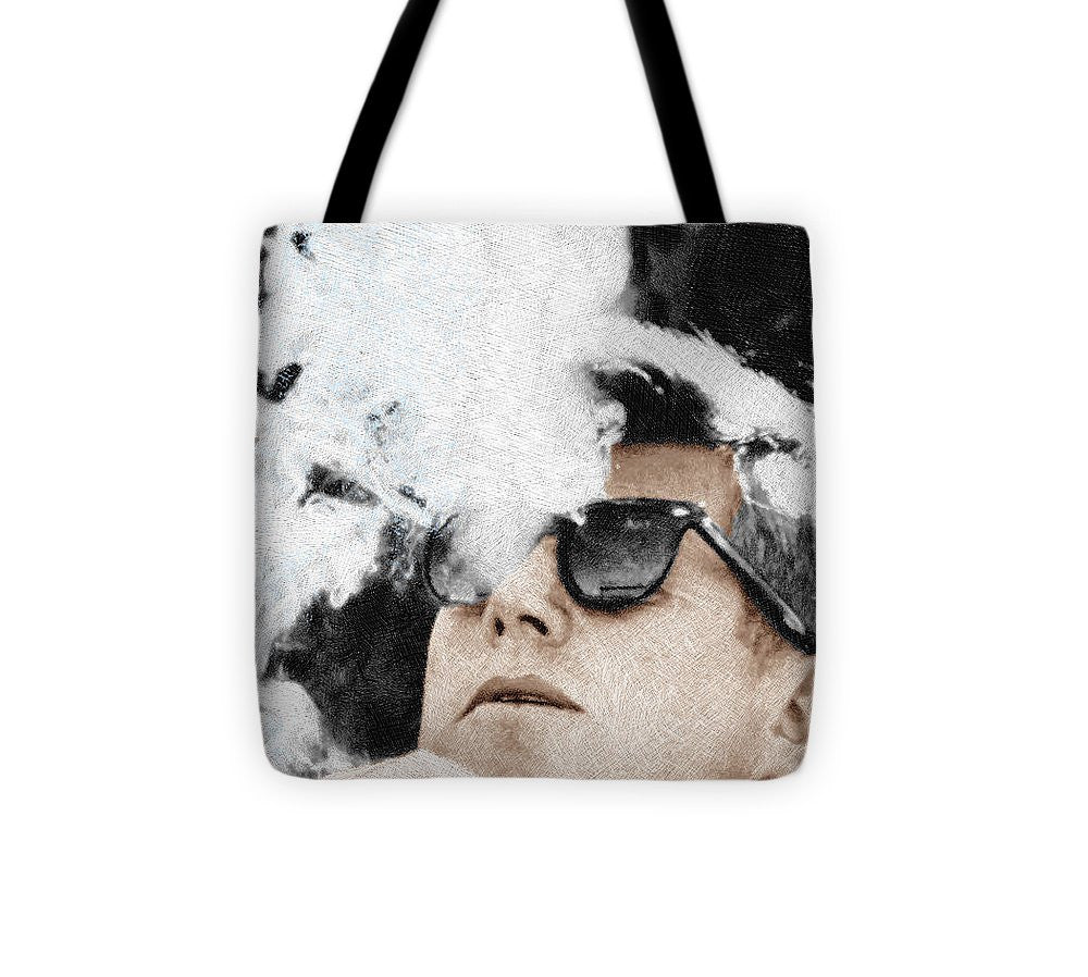 John F Kennedy Cigar And Sunglasses 2 Large - Tote Bag Tote Bag Pixels 13
