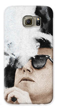John F Kennedy Cigar And Sunglasses 2 Large - Phone Case Phone Case Pixels Galaxy S6 Case  