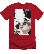 John F Kennedy Cigar And Sunglasses 2 Large - Men's T-Shirt (Athletic Fit) Men's T-Shirt (Athletic Fit) Pixels Red Small 