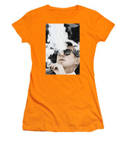 John F Kennedy Cigar And Sunglasses 2 Large - Women's T-Shirt (Athletic Fit) Women's T-Shirt (Athletic Fit) Pixels   