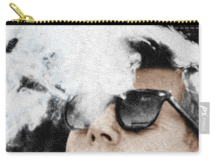 John F Kennedy Cigar And Sunglasses 2 Large - Carry-All Pouch Carry-All Pouch Pixels Small (6