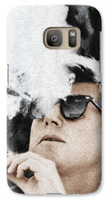 John F Kennedy Cigar And Sunglasses 2 Large - Phone Case Phone Case Pixels Galaxy S7 Case  