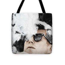 John F Kennedy Cigar And Sunglasses 2 Large - Tote Bag Tote Bag Pixels 16" x 16"  