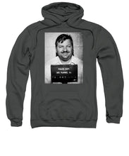 John Wayne Gacy Mug Shot 1980 Black And White - Sweatshirt
