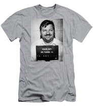 John Wayne Gacy Mug Shot 1980 Black And White - Men's T-Shirt (Athletic Fit)