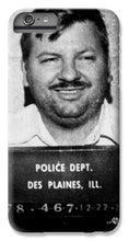 John Wayne Gacy Mug Shot 1980 Black And White - Phone Case
