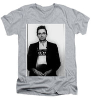 Johnny Cash Mug Shot Country Music Fan Mugshot - Men's V-Neck T-Shirt
