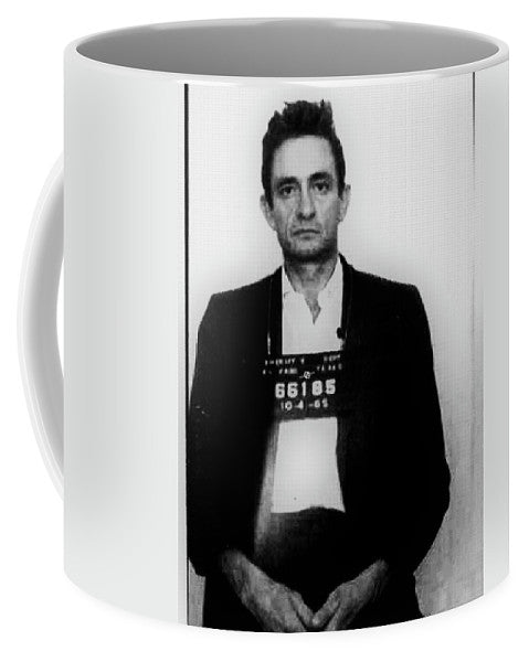 Johnny Cash Mug Shot Country Music - Mug