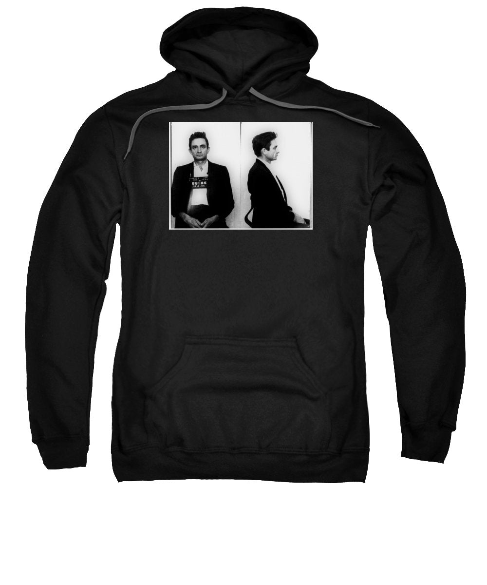Johnny Cash Mug Shot Horizontal - Sweatshirt