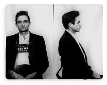 Johnny Cash Mug Shot Music Lover Fan Mugshot - Blanket