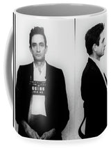 Johnny Cash Mug Shot Music Lover Fan Mugshot - Mug