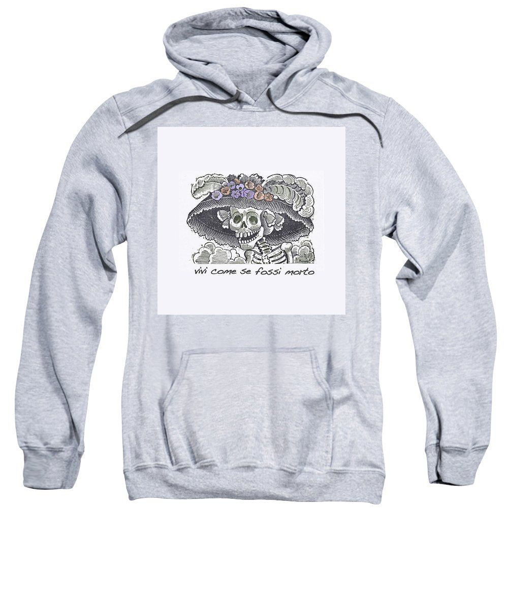 Jose Guadalupe Posada Live Life Purple - Sweatshirt