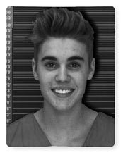 Justin Bieber Mug Shot 2014 Black And White Photo - Blanket