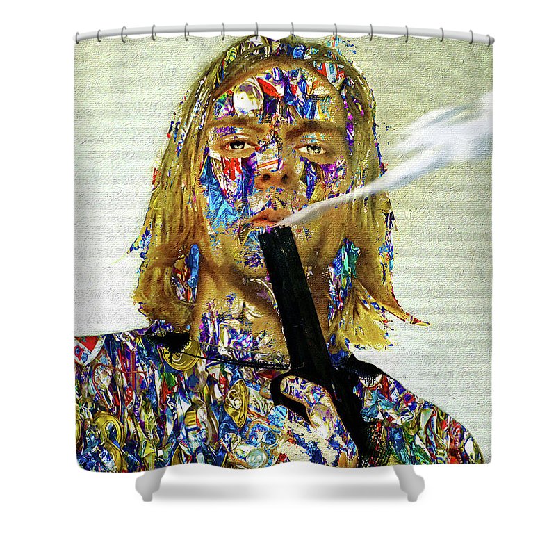 Kurt Cobain - Shower Curtain