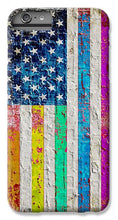 LGBTQ LGBT Gay Pride American Flag - Phone Case