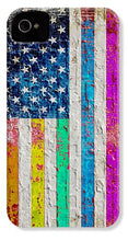 LGBTQ LGBT Gay Pride American Flag - Phone Case