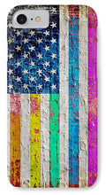 LGBTQ LGBT Gay Pride American Flag - Phone Case