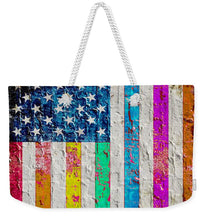 LGBTQ LGBT Gay Pride American Flag - Weekender Tote Bag