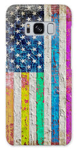 LGBTQ LGBT Gay Pride American Flag - Phone Case