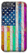 LGBTQ LGBT Gay Pride American Flag - Phone Case