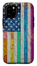 LGBTQ LGBT Gay Pride American Flag - Phone Case