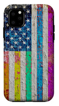 LGBTQ LGBT Gay Pride American Flag - Phone Case