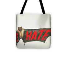 Love Hate Bat - Tote Bag