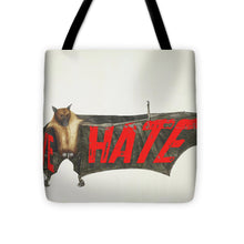 Love Hate Bat - Tote Bag