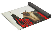 Love Hate Bat - Yoga Mat