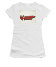 Love Hate Bat - Women's T-Shirt (Athletic Fit)